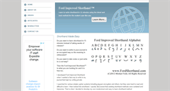 Desktop Screenshot of fordshorthand.com